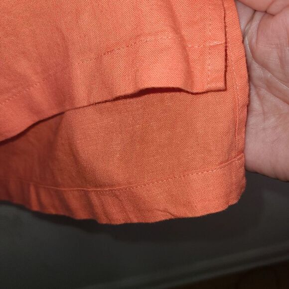 New York & Company Linen Blend Button Back Blouse - Picture 10 of 10